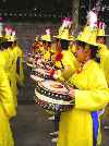 Girl marching drummers, Korea