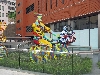 David Gerstein bicycle art, Seoul, "Country Rider"
