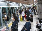 Seoul subway station platform