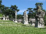 King Hyojang's tomb, stone civil officials