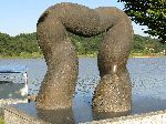 Sculpture at Jungangtap sculpture garden, Chungju