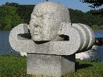 Sculpture at Jungangtap sculpture garden, Chungju