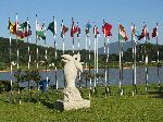 Sculpture at Jungangtap sculpture garden, Chungju