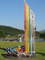 Sculpture at Jungangtap sculpture garden, Chungju