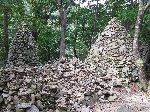 Stacked rocks, Mungyeong Saejae Provincial Park
