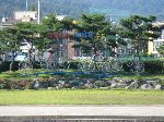 Bicycle sculpture, Sangju, South Korea
