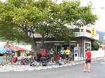 bicycle stop at convenience store, Geoje Island, Korea