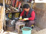 knife sharpeners, Jagalchi Market, Busan