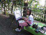 Student artists, Yongdusan Park, Busan