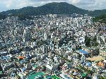 Panarama of Busan from Busan Tower, Yongdusan Park, Busan