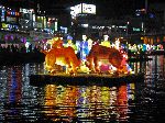 Bull fight lantern, Jinju's Namgang Yudeung (Lantern) Festival