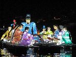 Girls studying lantern, Jinju's Namgang Yudeung (Lantern) Festival