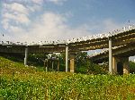 Pallang Bridge bikeway approach ramp.