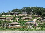 Thatched houses, Yangdong Folk Village, Korea