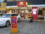 McDonald's McDelivery and valet parking, Korea