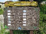 environmental awareness sign, City Fortress Wall, Seoul, Korea