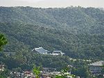 Blue House from City Fortress Wall, Seoul, Korea