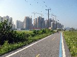 Gwangju housing, Yeongsan River Trail, Korea