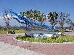 Blue Wave Art, Juksanbo, Yeongsan River Trail, Korea