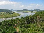 View from Bokryong Observatory, Yeongsan River Trail, Korea