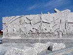 Completion monument "Land of Promise" Sinsido Rest Area, Saemangeum Seawall, Korea