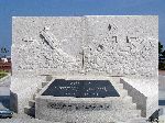 Completion monument "Land of Promise" Sinsido Rest Area, Saemangeum Seawall, Korea