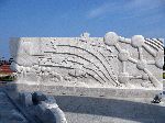 Completion monument "Land of Promise" Sinsido Rest Area, Saemangeum Seawall, Korea