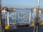Artistic railing, Geumgang, Gunsan, Korea