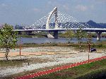 Harp-style cable-stay bridge, Sejong, Korea