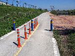 Bollards, Ocheon Trail, Cheongju, South Korea