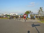 Rest area, north end of Ara Canal Trail, Korea
