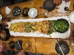 Platter of jeon, Gangnam, Seoul, Korea