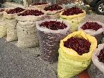 Peppers in the market, Mungyeong, Korea