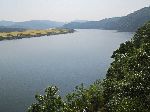 Nakdong River at confluence with Yangdong River, south of Mungyeong, Korea