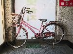 Bicycle in the stairwell of a hotel in Nakdong, Korea