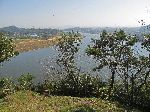 View from Najupyeongya Pavilion, Yeongsan River, Naju, Korea