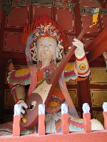 Chenwangum gate honors the four Devas, Seonunsa, Korea