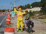 Traffic flagger robot, Korea
