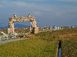 Entrance to "Mega Resort", Sinsido and Yamido, Korea