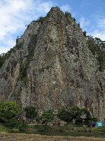 Climbing rock near Yonggye-ri, Asan-myeon, Gochang-gun