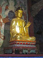 Buddha, Daeung-jeon main hall, Seonunsa, Korea