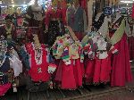 Hanbok shop, Central Market, Chungju, Korea