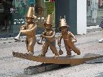 Sculpture celebrating Busan International Film Festival