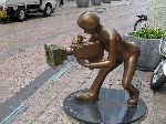 Sculpture celebrating Busan International Film Festival