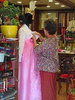 Hanbok shop, Bupyeong-dong Market