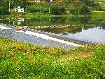 Meandering fish ladder, Seomjin River, Korea