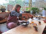 Tea service, Dosol-am, Seonunsa, Korea
