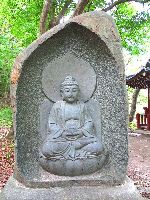 Carved seating Buddha, Seonunsa (temple), Korea