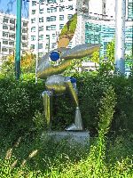 Jungnangcheon (stream) sculpture garden, Seoul