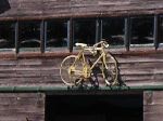 Lopez Island, Barn with bicycle art